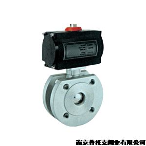 法兰连接气动开关型夹片式高颈球阀 PT-01BX-PN16/40 DA/SR