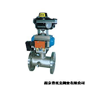 法兰连接气动开关型夹套阀 PT-01J DA/PT-01J SR